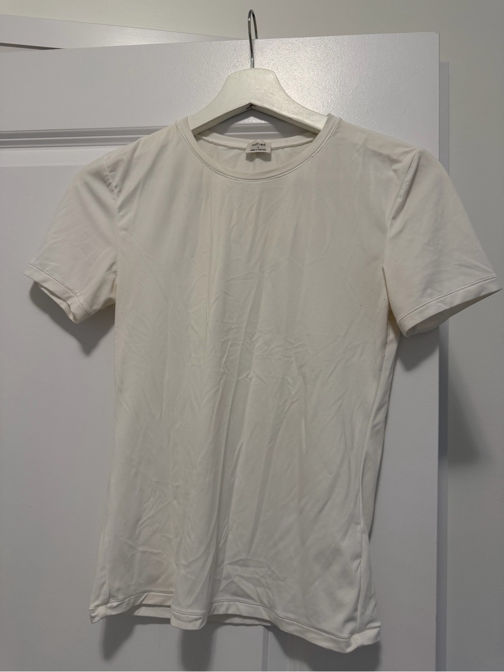 Wilfred Cream Short-Sleeve Crewneck Tee